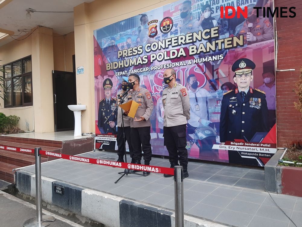Polda Banten Bantah Kondisi Mahasiswa yang Dibanting Polisi Memburuk 