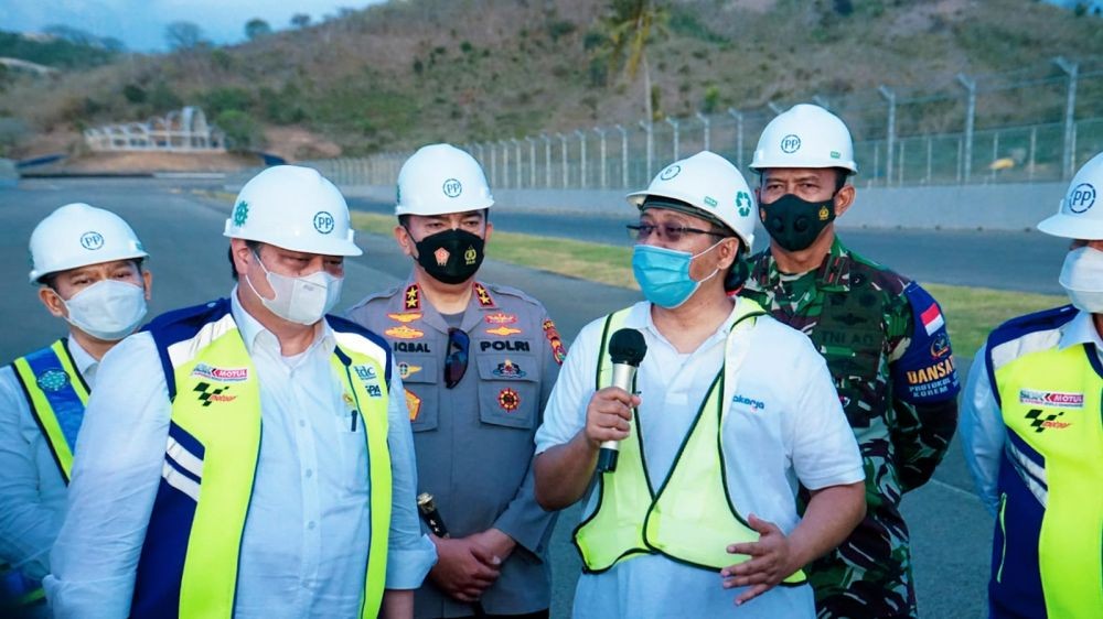 Airlangga Pastikan Pendapatan dari Sirkuit Mandalika Rp500 M per Tahun