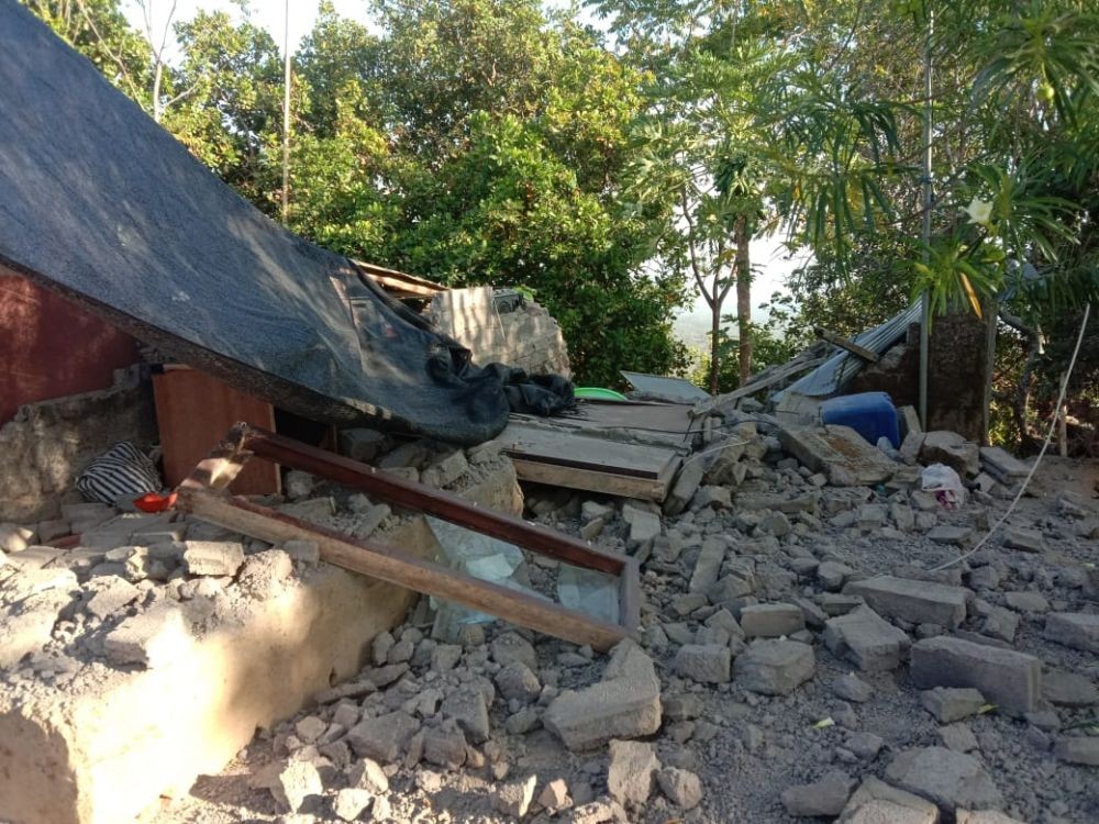 [BREAKING] Anak Umur 5 Tahun di Karangasem Meninggal Akibat Gempa