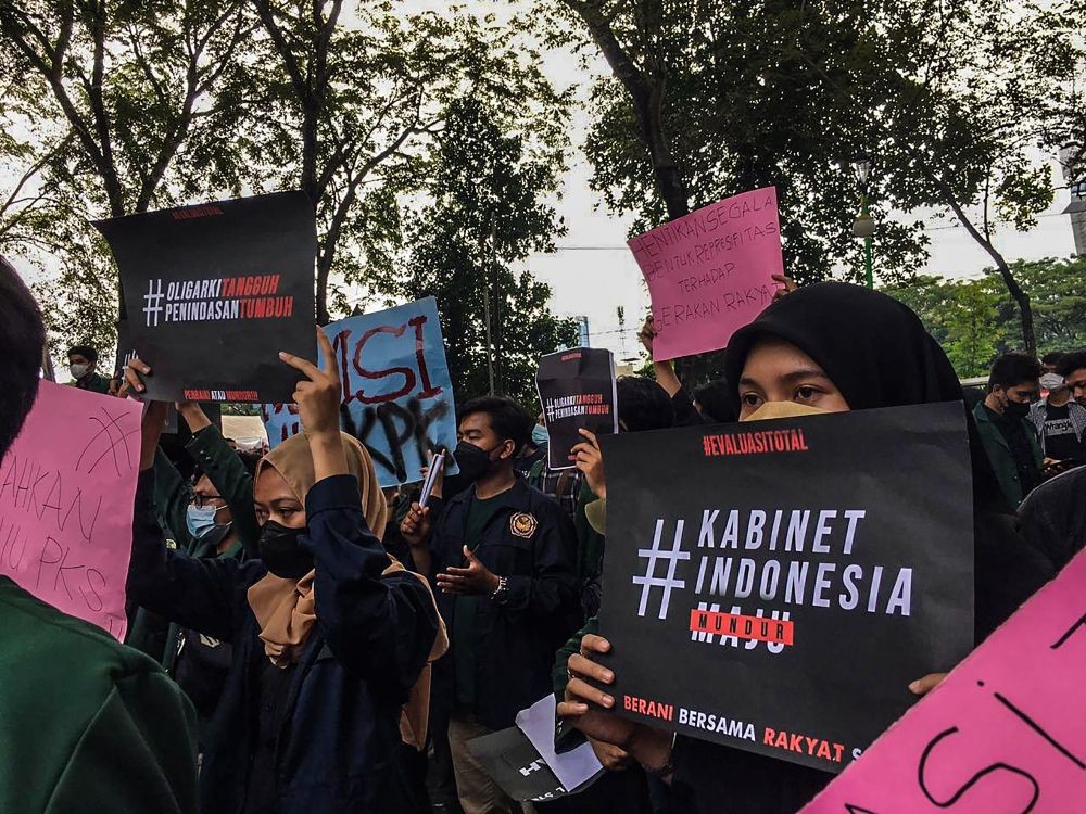 Unjuk Rasa BEM di Sumut, Mahasiswa: Kabinet Indonesia Mundur