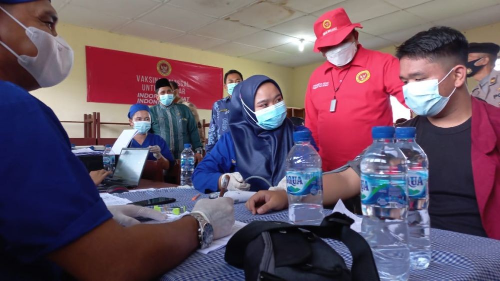 Vaksinasi BIN di Binjai dan Deli Serdang Diikuti Ribuan Pelajar