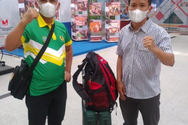 Sempat Terpapar COVID-19, Satu Atlet PON asal Binjai Pulang