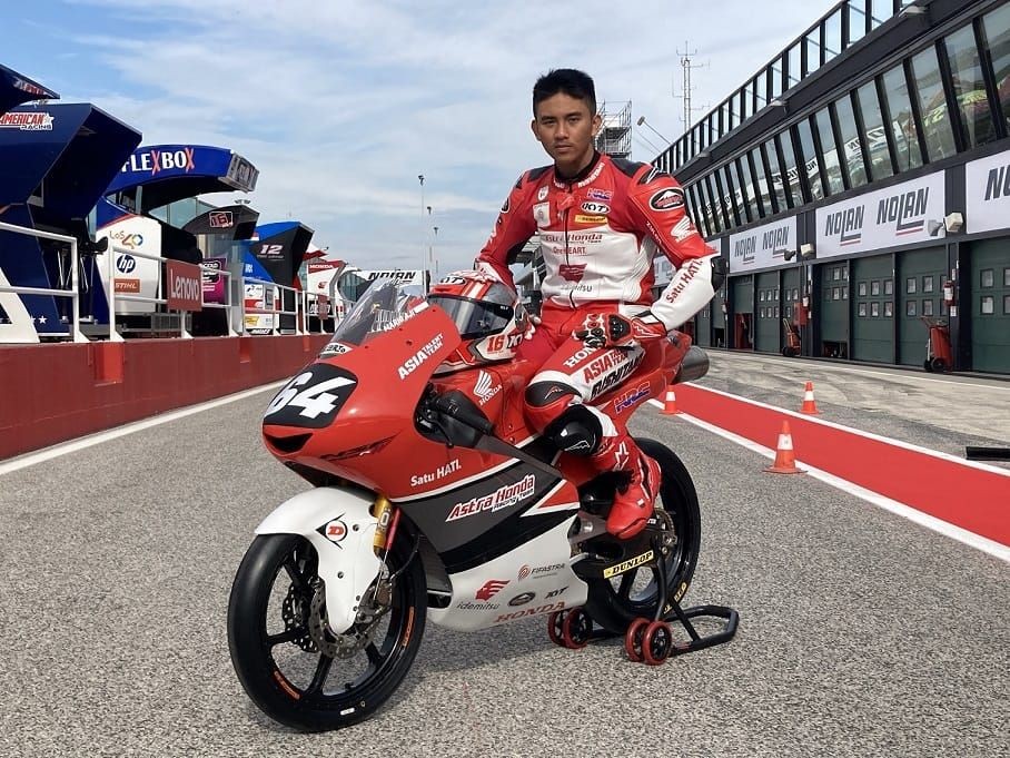 Mario Suryo Aji Tampil Impresif di Sesi Latihan GP Moto3 Misano