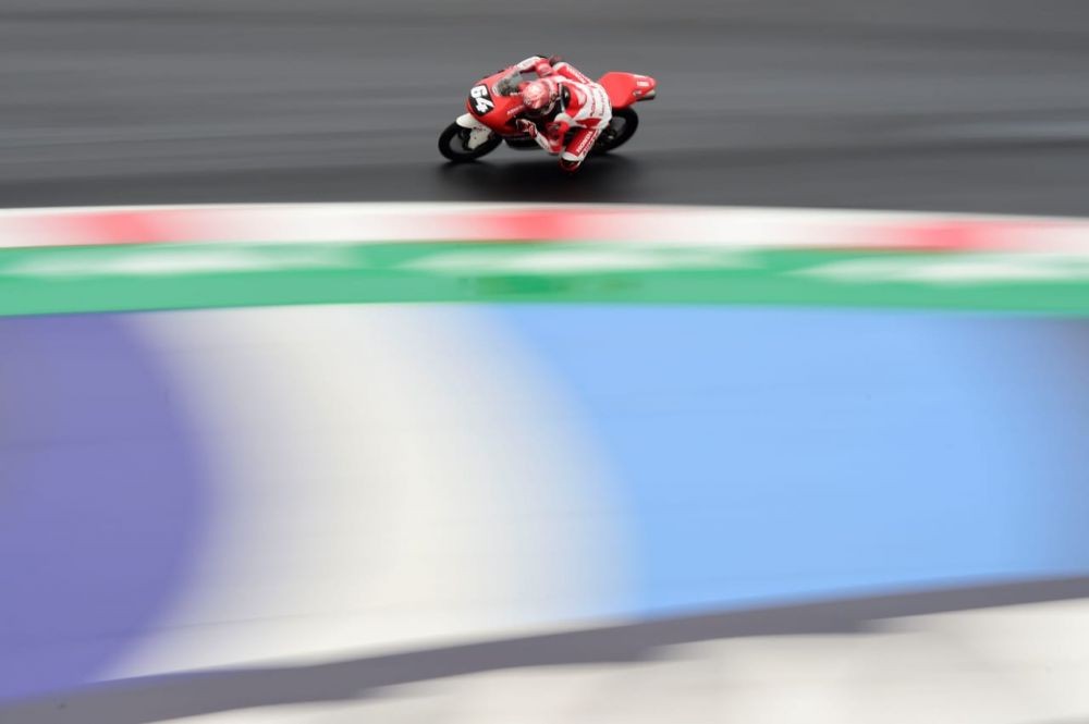 Mario Suryo Aji Tampil Impresif di Sesi Latihan GP Moto3 Misano