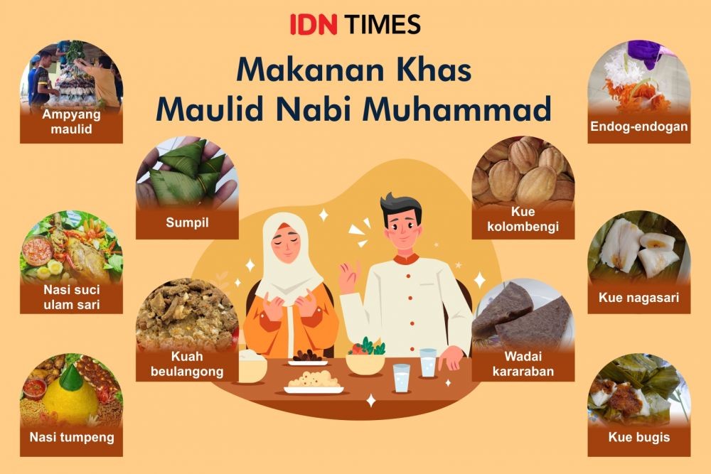 10 Menu Makanan Khas Maulid Nabi Muhammad Saw