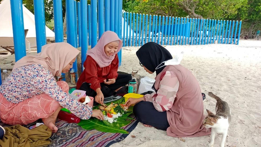 Pantai Mbeach Lampung Selatan, Bikin Betah Seharian Liburan
