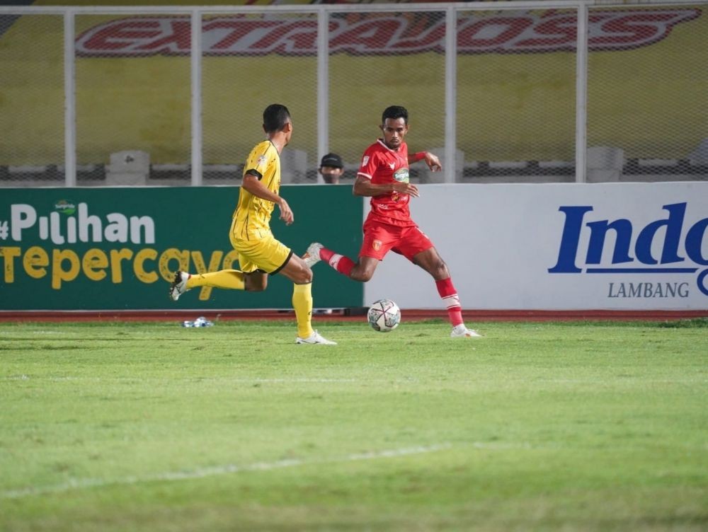 10 Potret Euforia Kemenangan 4-1 Badak Lampung FC Lawan Perserang