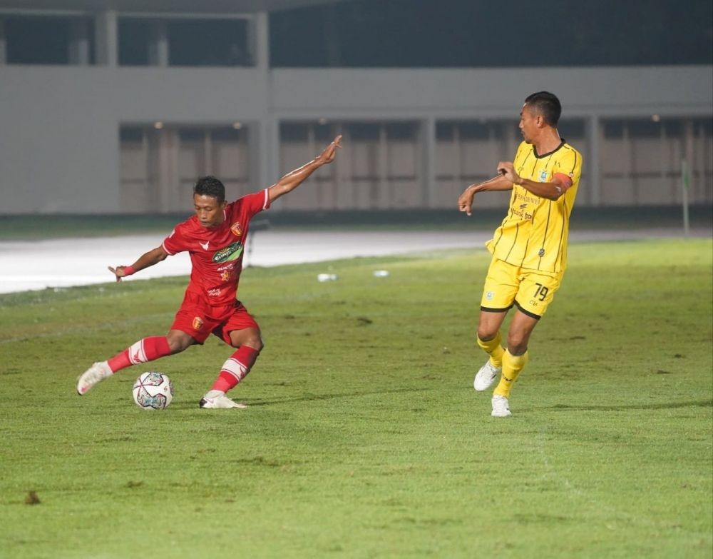 10 Potret Euforia Kemenangan 4-1 Badak Lampung FC Lawan Perserang