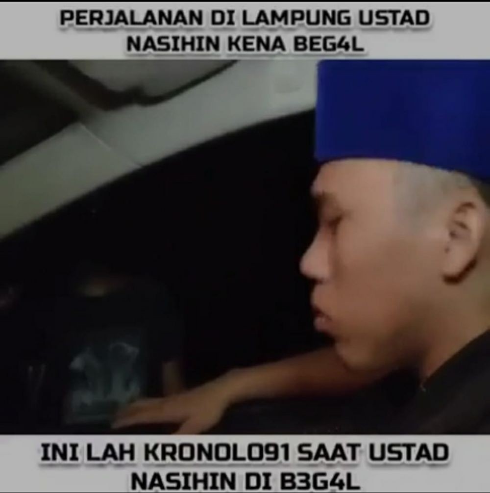 Viral Video Ustaz Dibegal di Lampung, Nasihin: Settingan, Mohon Maaf