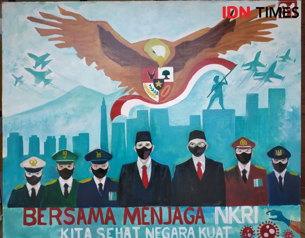 [POTRET] Lomba Mural Polda Jabar, Tak Ada yang Mengkritik Polisi