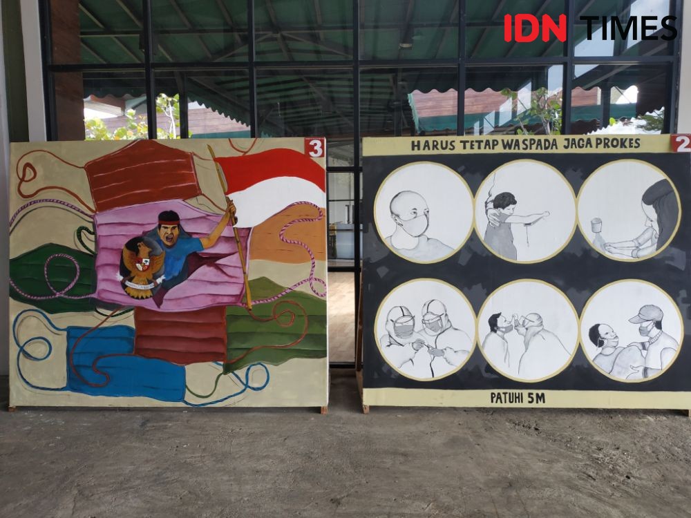 [POTRET] Lomba Mural Polda Jabar, Tak Ada yang Mengkritik Polisi