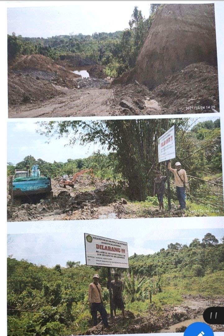 Korban Ilegal Mining, Dekan Fakultas Pertanian Unmul Lapor Polisi 
