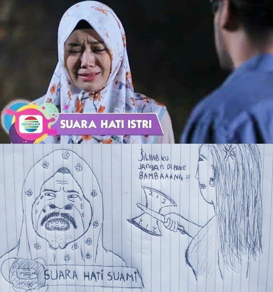 10 Potret Sketsa Artis Indonesia Ini Gak Ada Mirip Miripnya