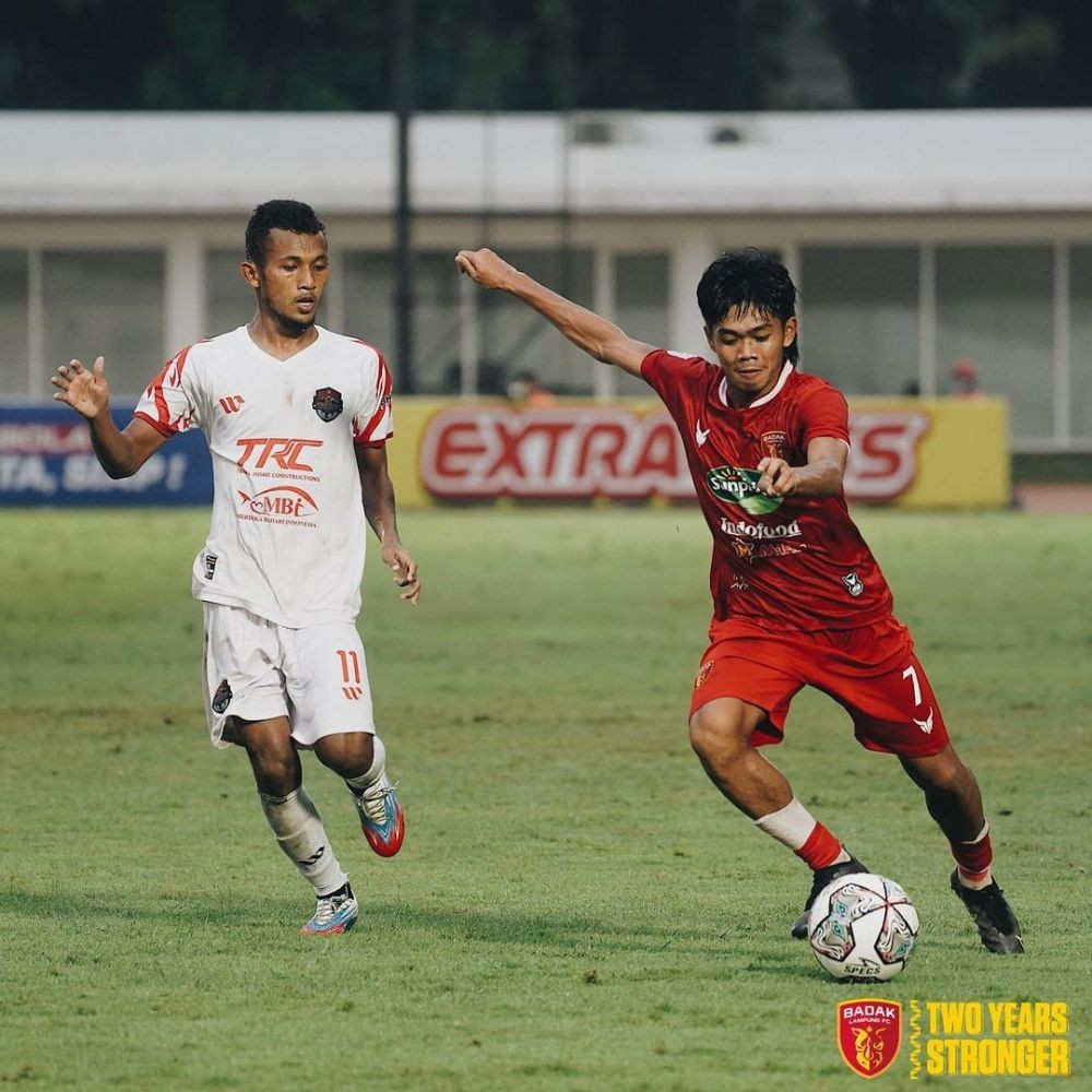 Badak Lampung FC Vs Persekat Tegal Imbang 1-1, Coach Rudy Kecewa