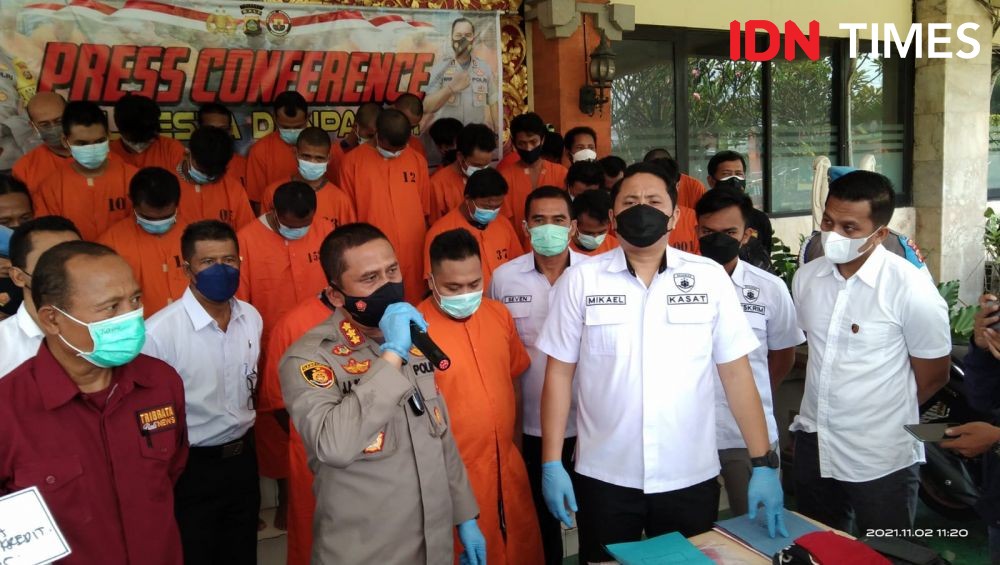 41 Orang Ditangkap di Bali, dari Muncikari Hingga Pengedar Uang Palsu 