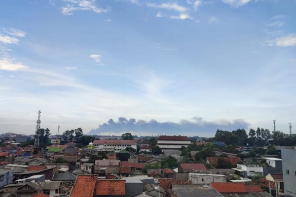 Kebakaran Landa Pabrik Korek di Pakuhaji Tangerang