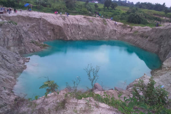 Indahnya Telaga Biru Cigaru Di Cisoka Tangerang