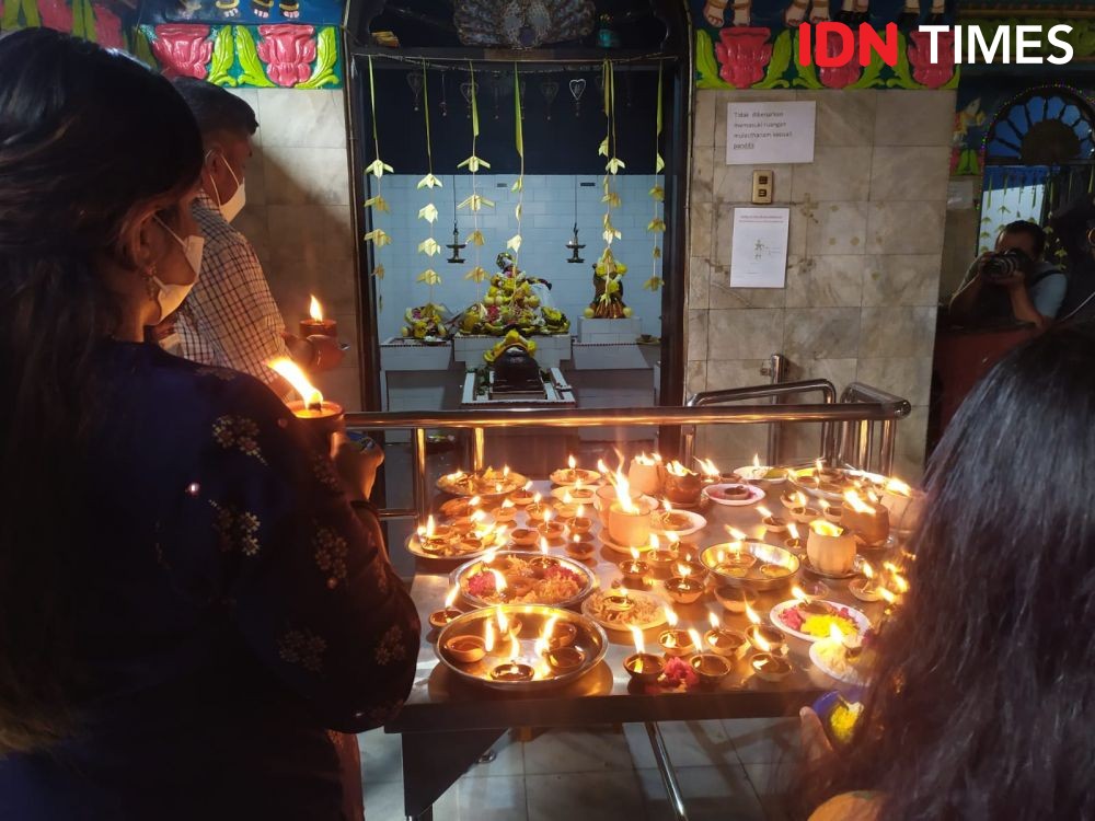 Perayaan Diwali 5123 Kaliyuga, Ini Harapan Umat Hindu di Medan