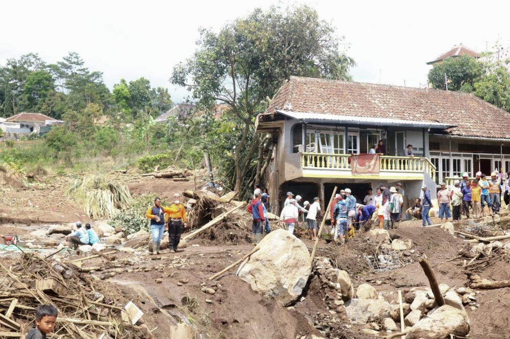 Pemkot Batu Mulai Mendata Dampak Kerusakan Banjir Bandang