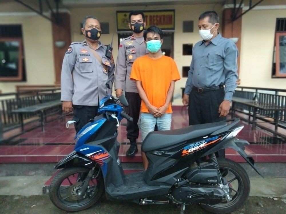 Polisi Ringkus Spesialis Pencuri Kendaraan Bermotor di Mataram