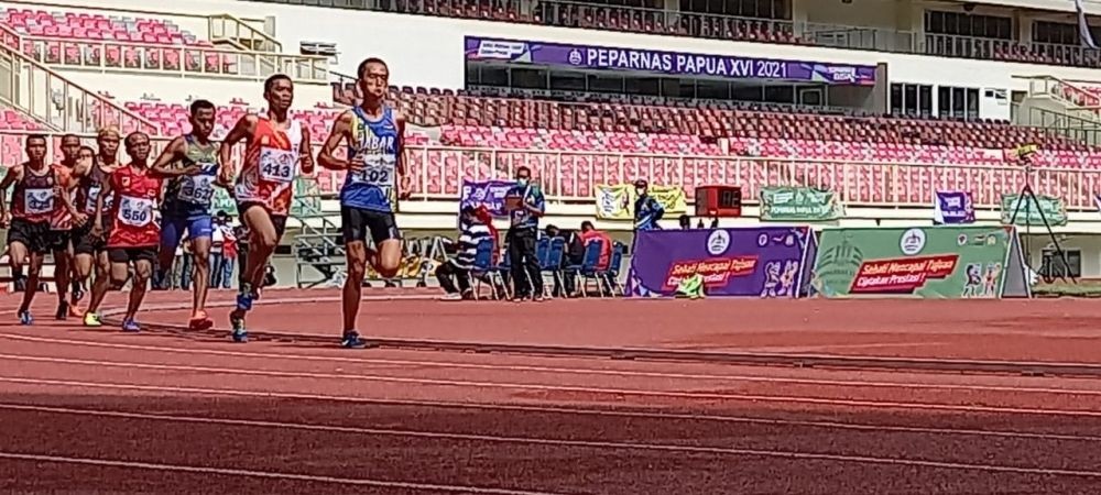 Peparnas XVI Papua 2021, Atlet Atletik Jabar Sumbang Emas Pertama