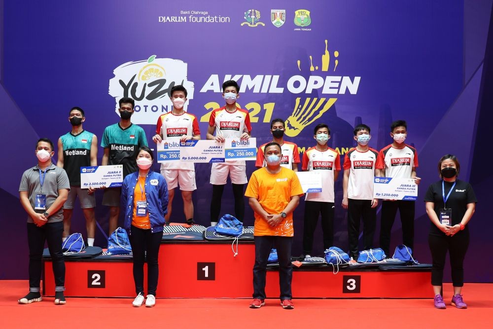 Berlangsung Alot, PB Djarum Borong Gelar Juara di Akmil Open 2021