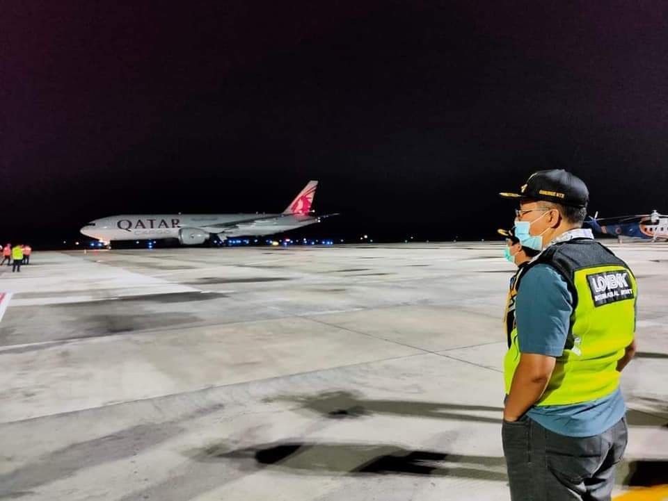 Logistik WSBK Tiba di Lombok, Diangkut Tiga Pesawat Kargo 