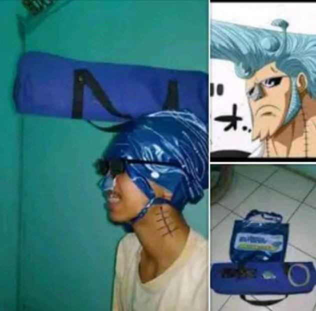 10 Potret Kocak Cosplay Low Budget Karakter One Piece 6573