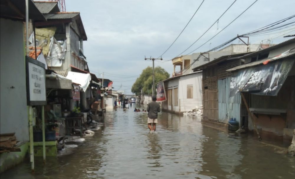 Setelah Sepekan, Banjir Rob di Kabupaten Tangerang Mulai Surut