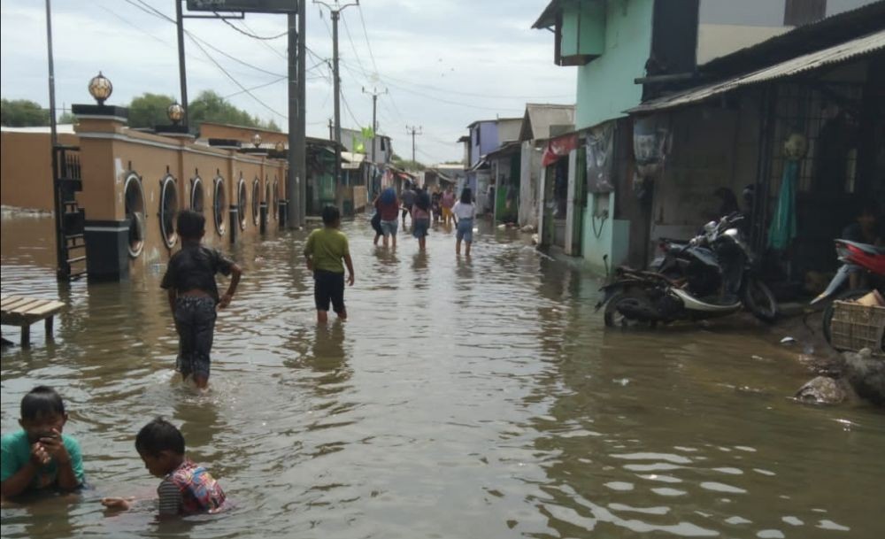 Setelah Sepekan, Banjir Rob di Kabupaten Tangerang Mulai Surut