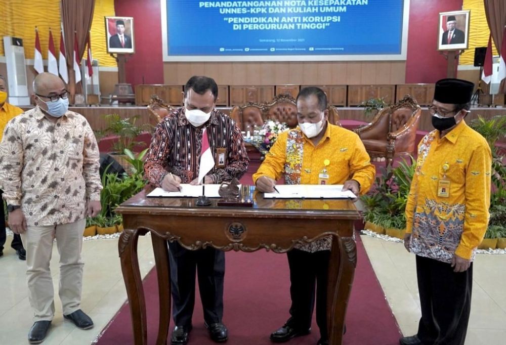 Didatangi Ketua KPK, Rektor Unnes Sebut Kampusnya Bersih dari Korupsi