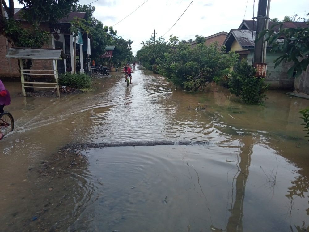 Air Sungai Meluap, 3 Kecamatan di Langkat Terendam Banjir