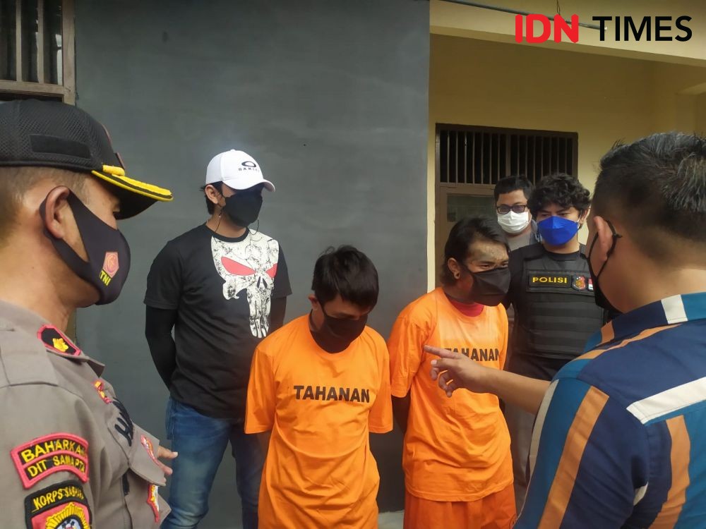 Todong Korban Pakai Samurai, 2 Pemuda Bandar Lampung Ditangkap Polisi