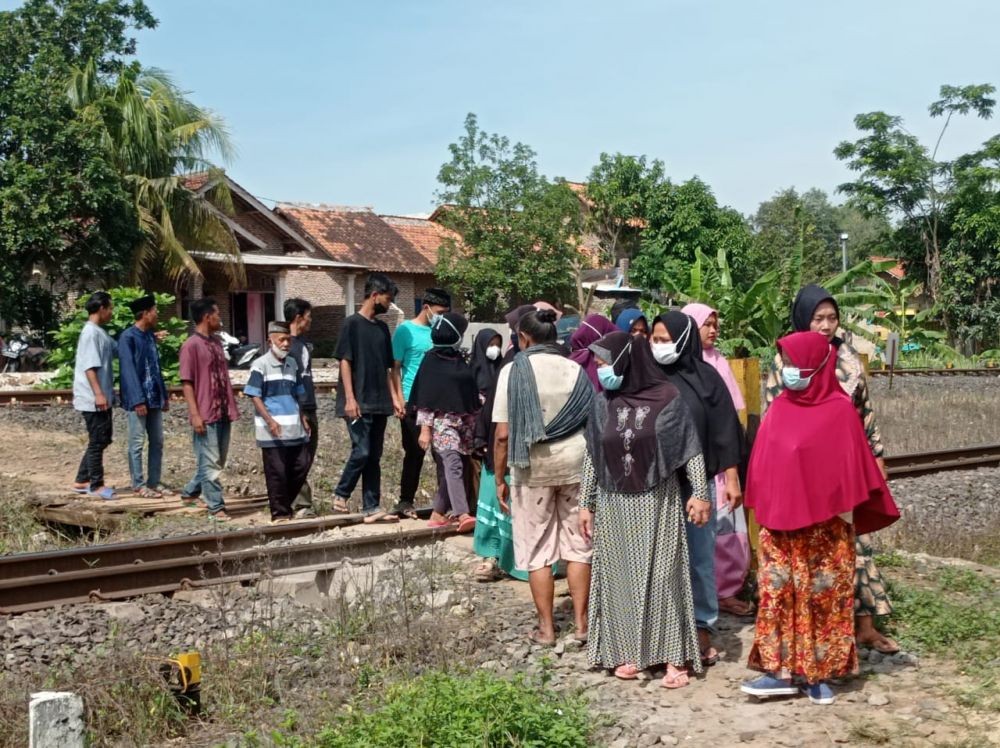 Balita 19 Bulan Lampung Selatan Tersambar Kereta Api, Meninggal di TKP
