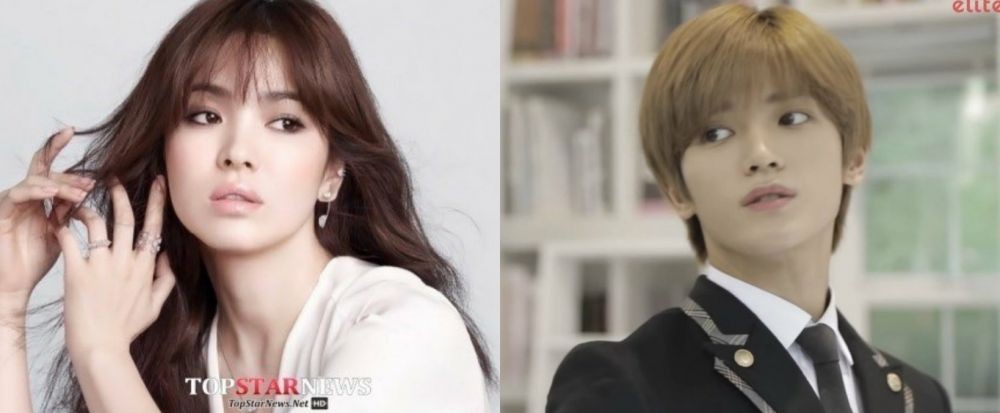 8 Foto Bukti Song Hye-kyo dan Taeyong NCT bak Saudara, Mirip Gak?