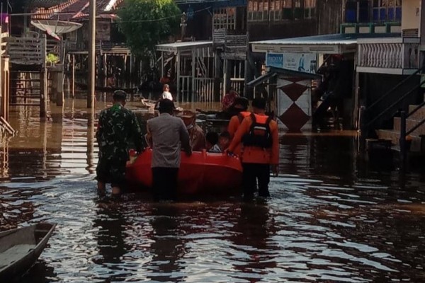 3 Dusun Di Muba Terendam Banjir Setinggi Hampir 2 Meter