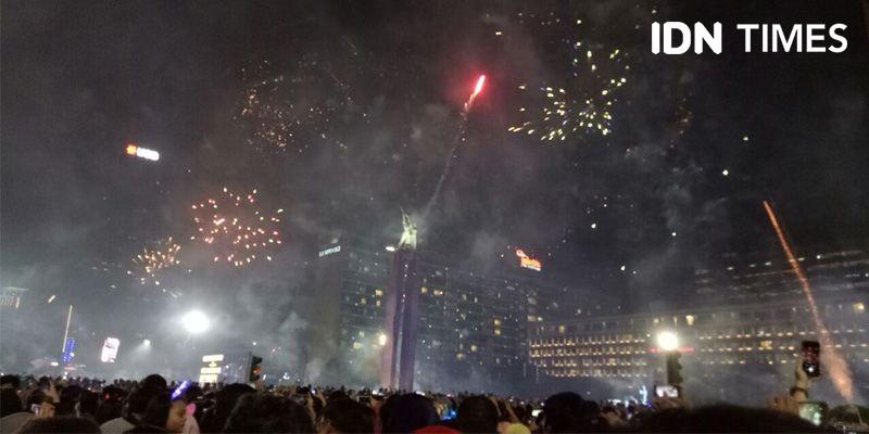 Hiburan Rakyat Meriahkan Malam Tahun Baru di Alun-Alun Gunungkidul