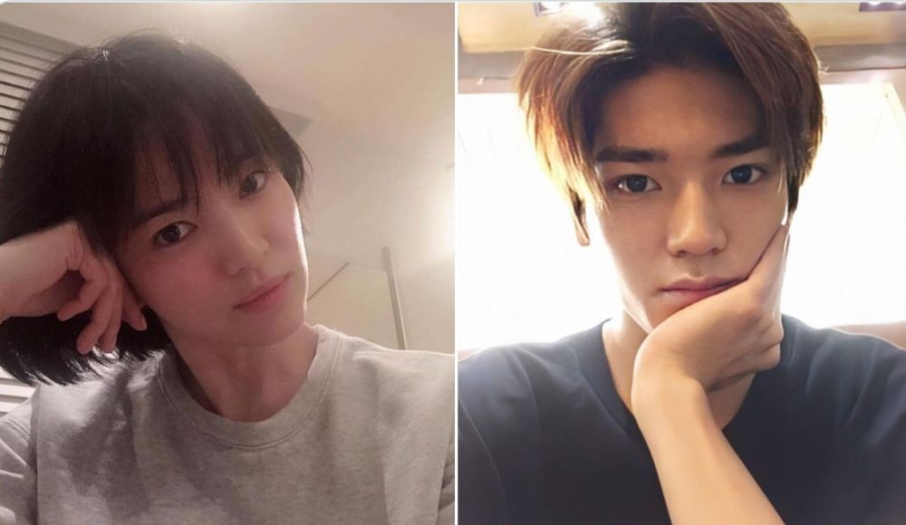 8 Foto Bukti Song Hye-kyo dan Taeyong NCT bak Saudara, Mirip Gak?