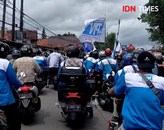 Buruh Tangerang Demo, Tuntut UMK Naik 13,5 Persen