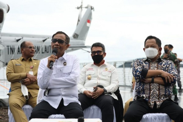Mahfud MD Klaim Kapal China di Laut Natuna Mundur Saat Jokowi Datang