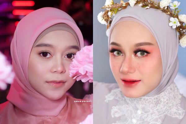9 Adu Gaya Makeup Lesti Kejora vs. Dinda Hauw, Menarik Perhatian!