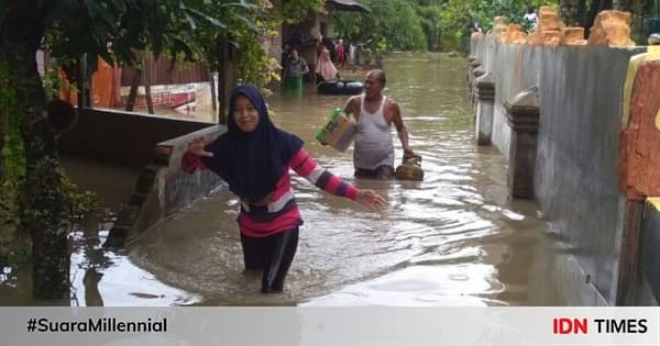 Sungai Meluap, Ratusan Rumah Di Binjai Terdampak Banjir