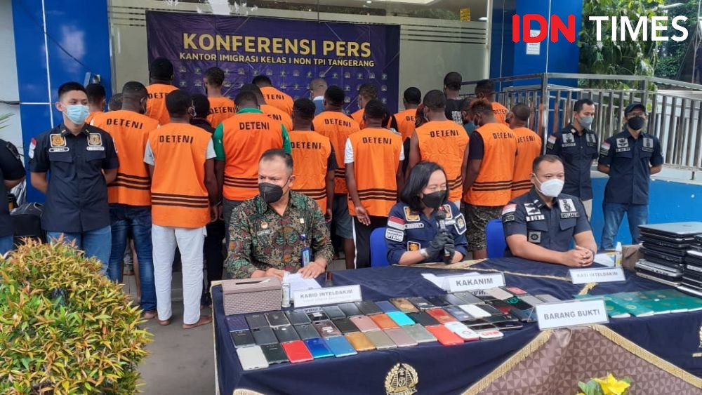 Terindikasi Cyber Crime, 24 WN Afrika Ditangkap Imigrasi Tangerang