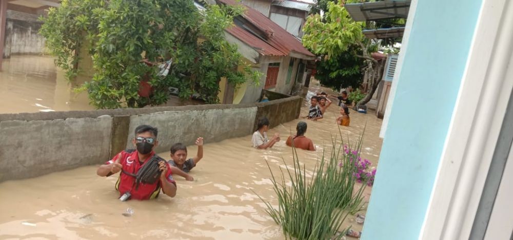 Kota Tebing Tinggi Dilanda Banjir, 991 Rumah Terendam