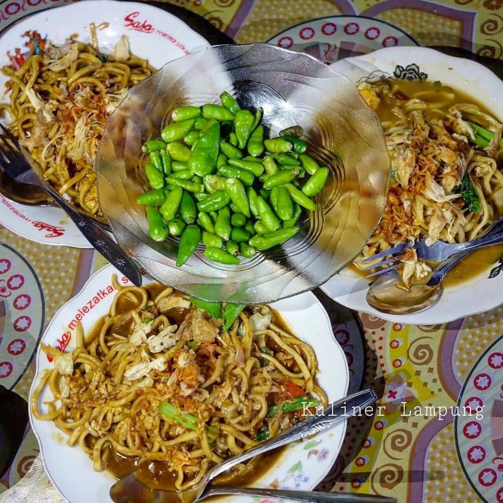 Mie Khodon, Kuliner Legendaris Khas Lampung Tekstur Tebal dan Kenyal