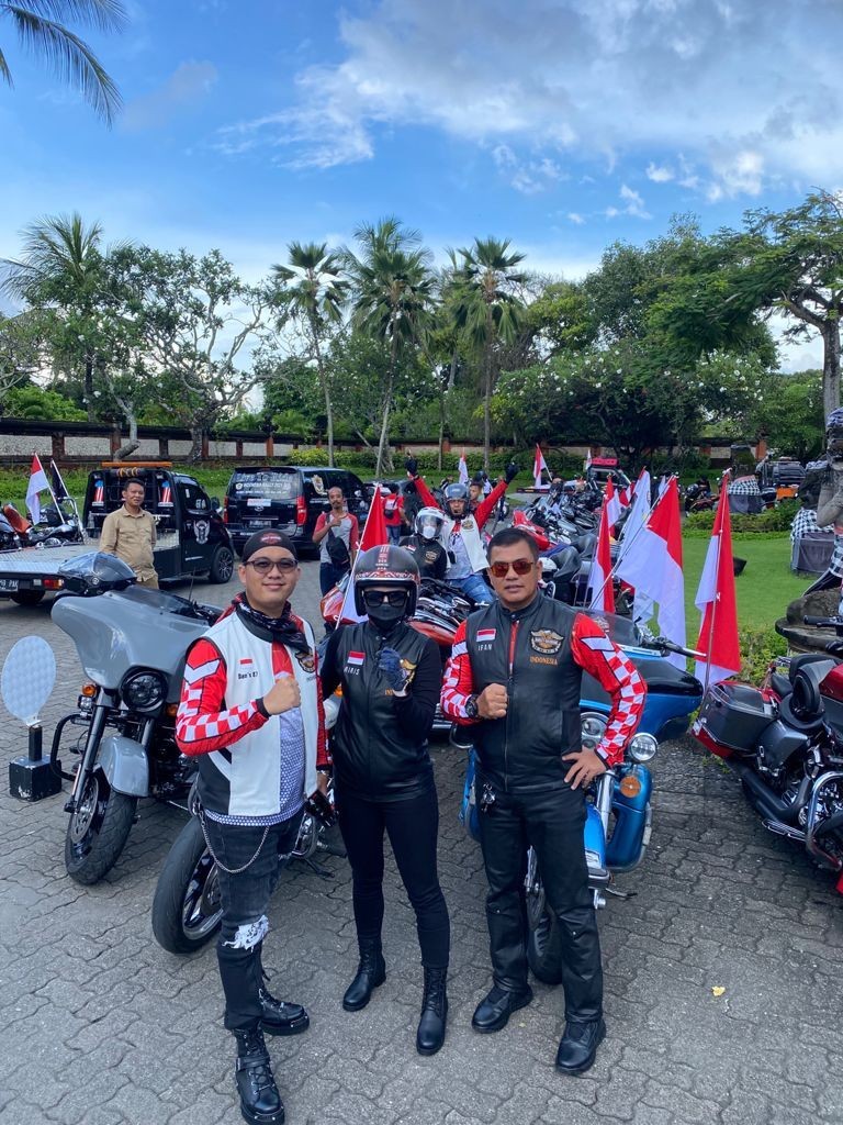 Pulihkan Sektor Pariwisata, Bikers HDCI Touring Nusa Dua-Denpasar