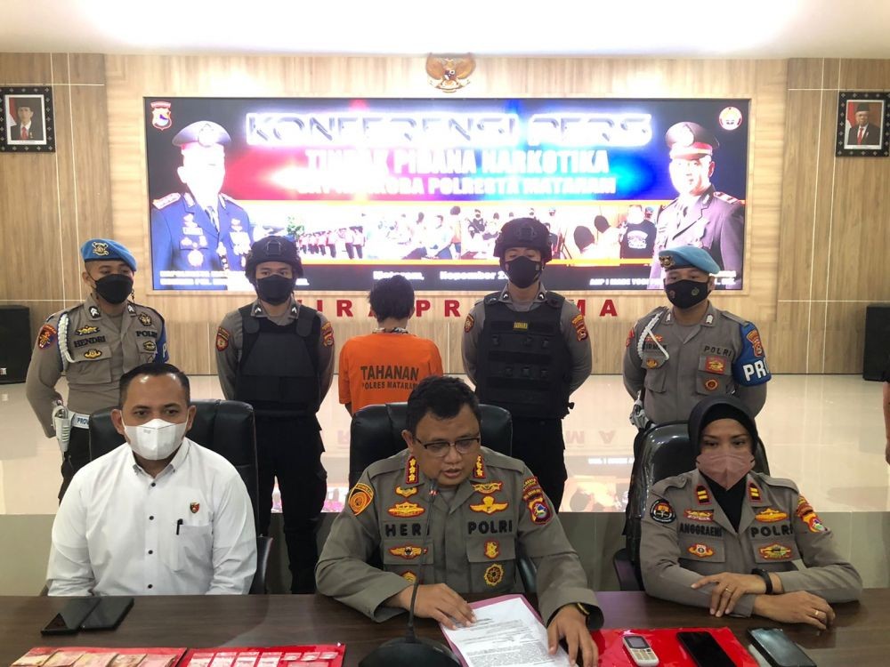 Pengedar Sabu di Mataram Ditangkap saat Hendak Transaksi
