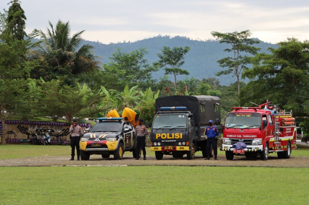 Banyak Kegiatan di Tanggamus Abai PPKM, TNI/Polri Patroli Skala Besar
