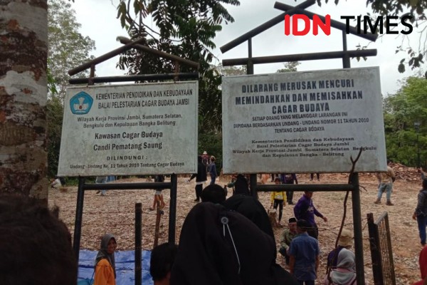 Unik, Candi Pematang Saung Jambi Berada di Atas Bukit