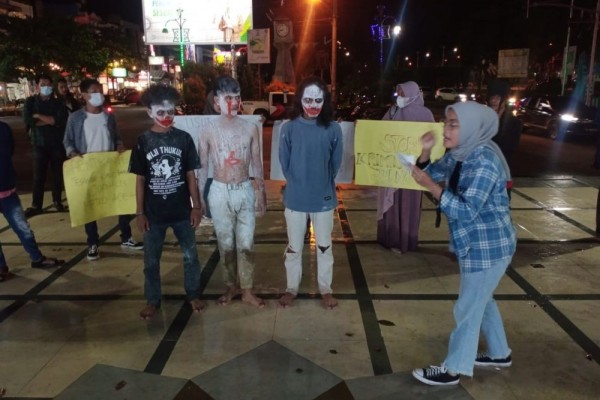 Kasus Kekerasan ke Jurnalis Marak, Aksi Solidaritas Digelar di Aceh